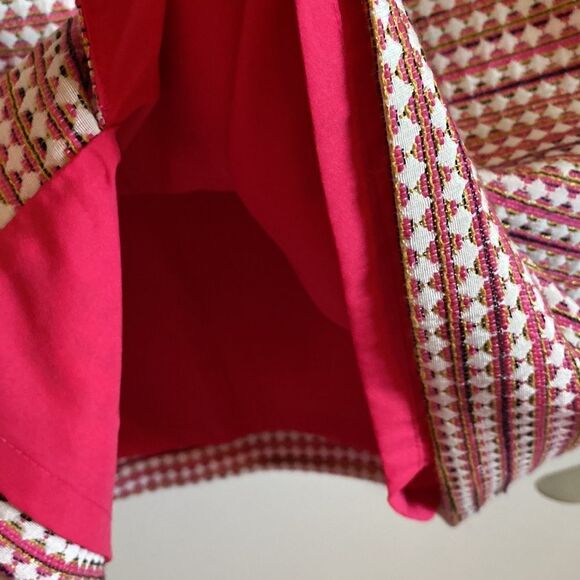 Pink pattern pencil skirt- size 10 - Picture 6 of 6